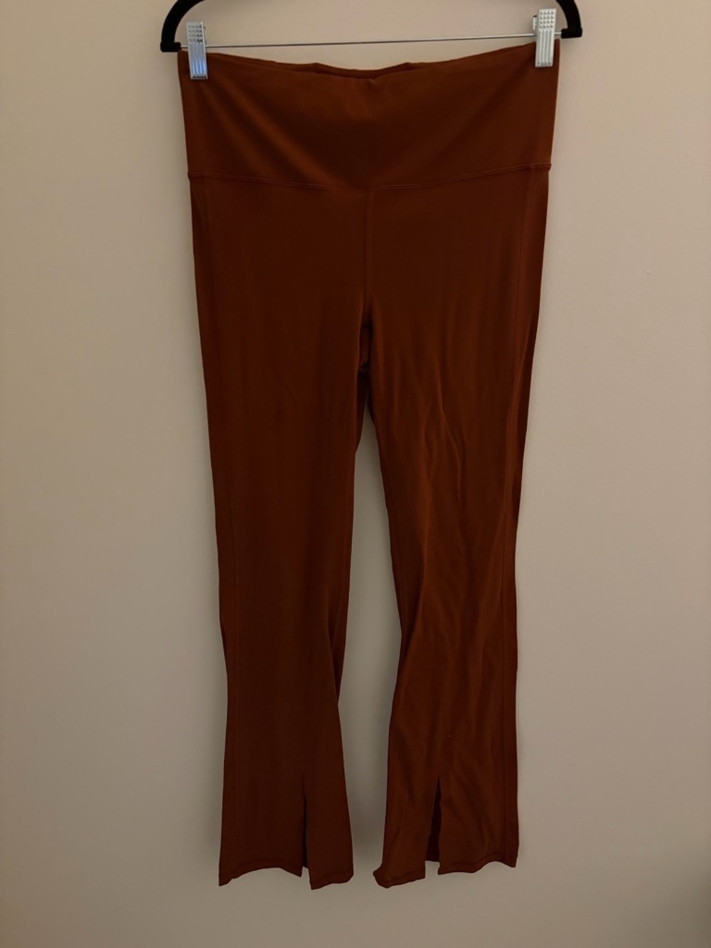 Athleta High Waist Split Hem Yoga Pants size L